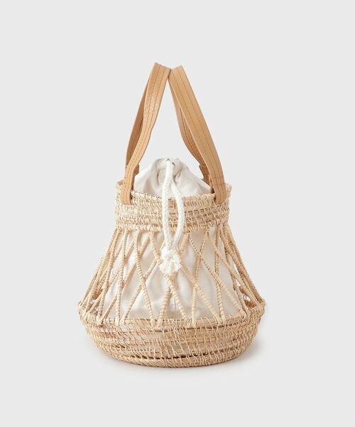 GALLEST / ギャレスト ハンドバッグ | 天然草ラウンドかごバッグ | 詳細4