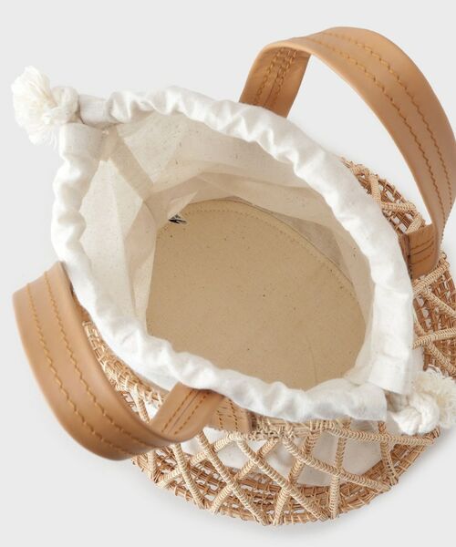 GALLEST / ギャレスト ハンドバッグ | 天然草ラウンドかごバッグ | 詳細6