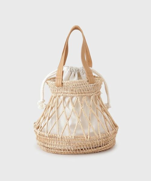 GALLEST / ギャレスト ハンドバッグ | 天然草ラウンドかごバッグ | 詳細9