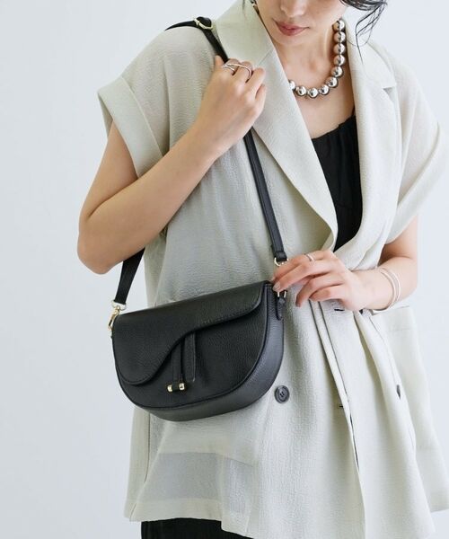 GALLEST / ギャレスト ショルダーバッグ | 【MILLELA FIRENZE】レザーサドルバッグ（ホワイト(002)）