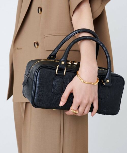 GALLEST / ギャレスト ボストンバッグ | 【MILLELA FIRENZE】ロングボストンバッグ(ブラック(019))