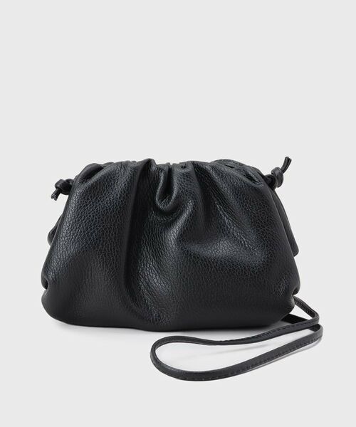 GALLEST / ギャレスト ショルダーバッグ | 【MILLELA FIRENZE】がま口ショルダーバッグ（ブラック(019)）