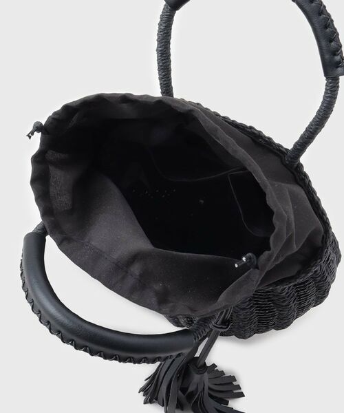 GALLEST / ギャレスト ハンドバッグ | メタリック編込みかごバッグ | 詳細8