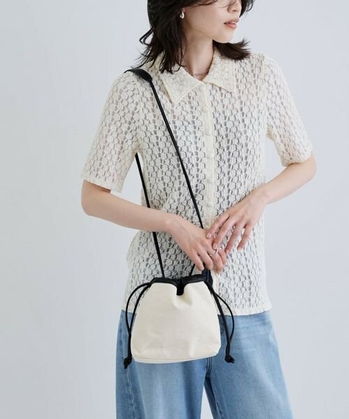 GALLEST / ギャレスト ショルダーバッグ | キャンバス巾着ショルダー | 詳細1