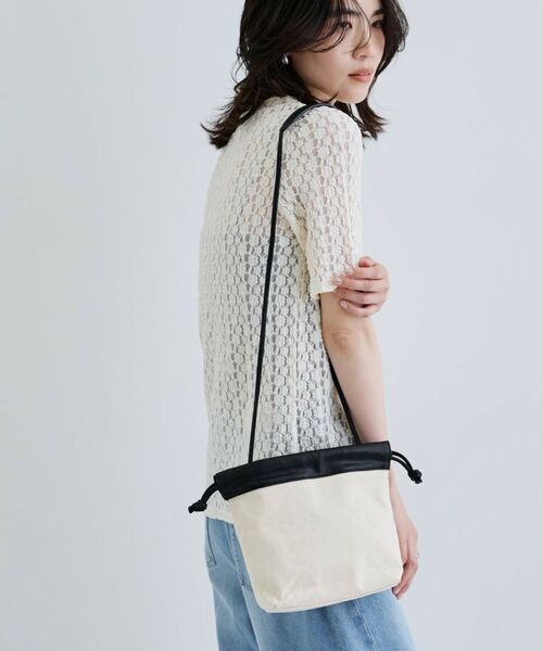 GALLEST / ギャレスト ショルダーバッグ | キャンバス巾着ショルダー | 詳細3