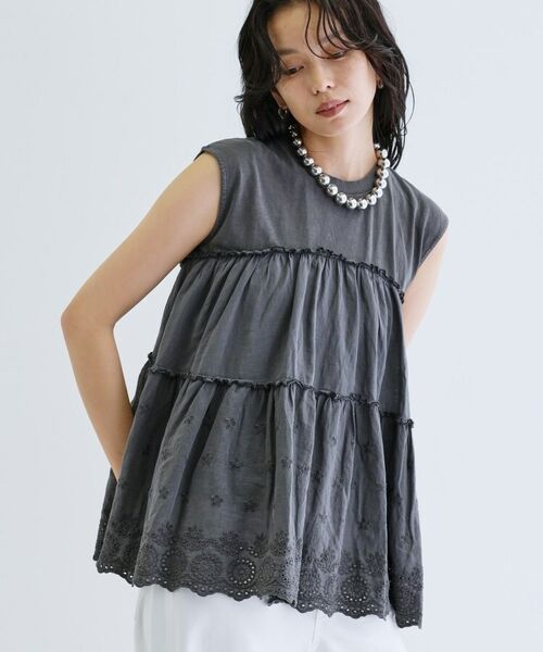 GALLEST / ギャレスト カットソー | ピグメントダイノースリーブカットソー | 詳細5