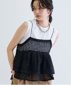 GALLEST / ギャレスト カットソー | ティアードキャミSETカットソー