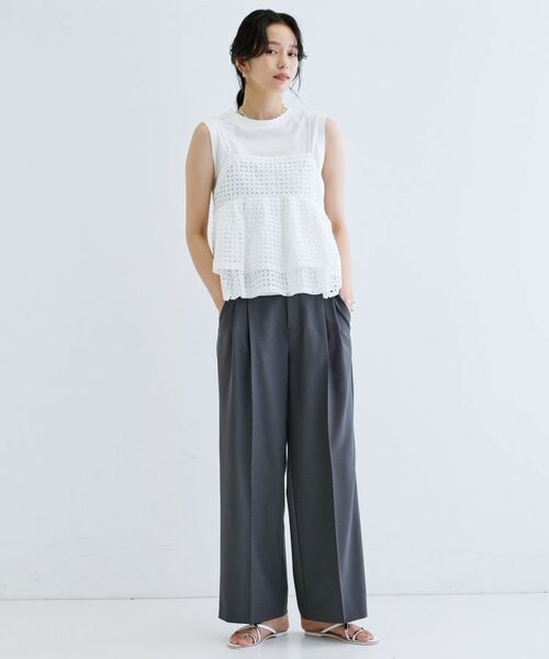 GALLEST / ギャレスト カットソー | ティアードキャミSETカットソー | 詳細1