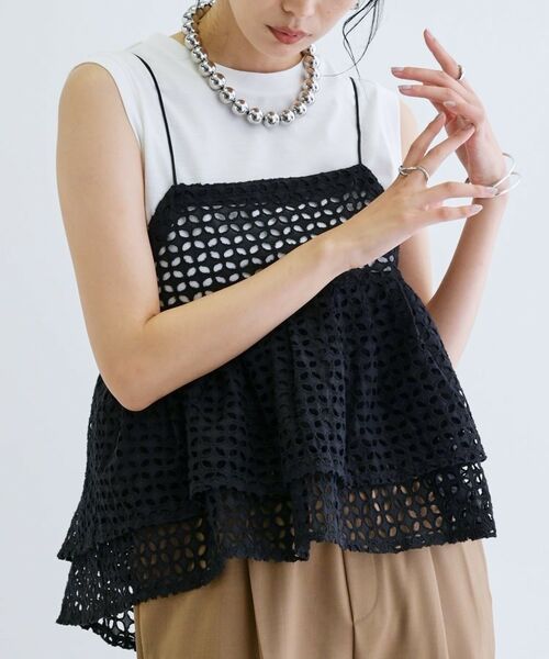 GALLEST / ギャレスト カットソー | ティアードキャミSETカットソー | 詳細12