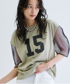 GALLEST / ギャレスト Tシャツ | シアースリーブプリントTシャツ