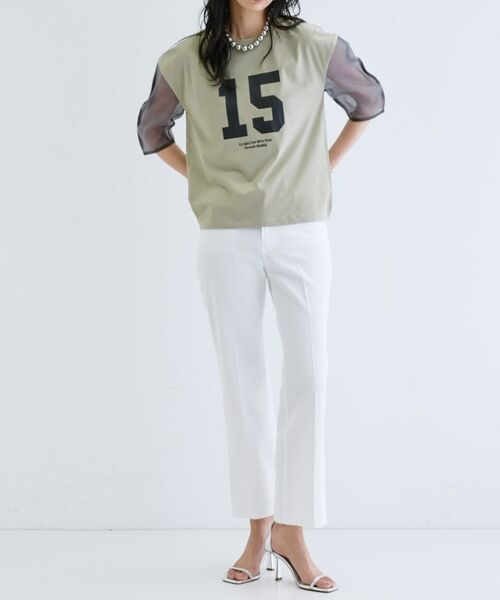 GALLEST / ギャレスト Tシャツ | シアースリーブプリントTシャツ | 詳細1