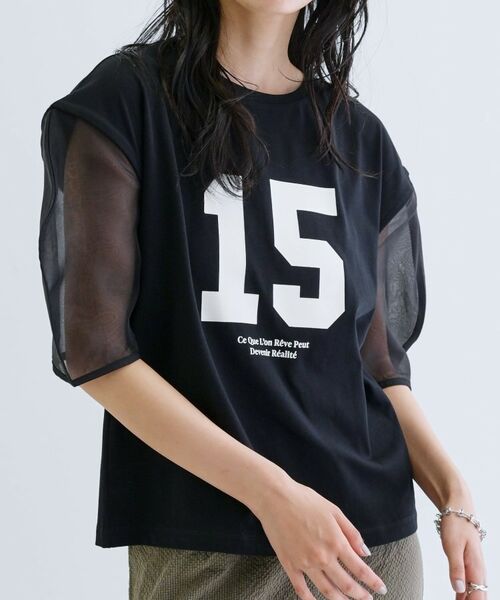 GALLEST / ギャレスト Tシャツ | シアースリーブプリントTシャツ | 詳細11