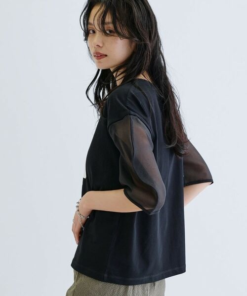 GALLEST / ギャレスト Tシャツ | シアースリーブプリントTシャツ | 詳細13