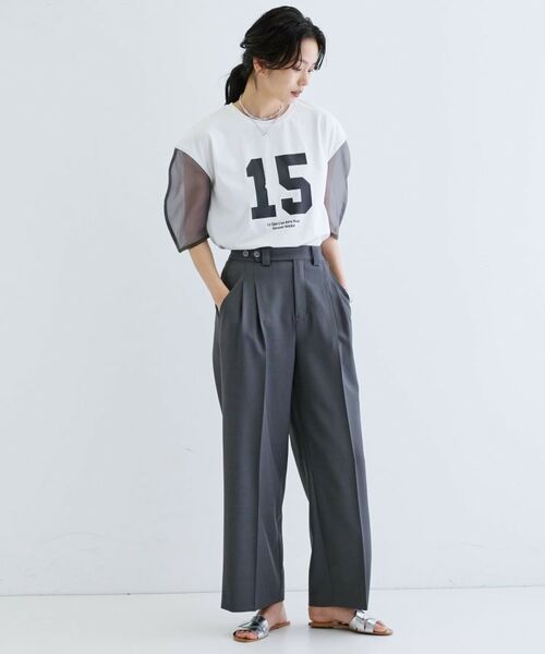 GALLEST / ギャレスト Tシャツ | シアースリーブプリントTシャツ | 詳細16