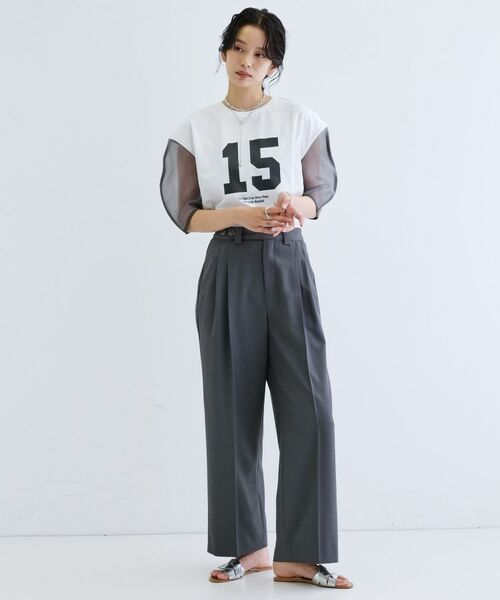 GALLEST / ギャレスト Tシャツ | シアースリーブプリントTシャツ | 詳細17