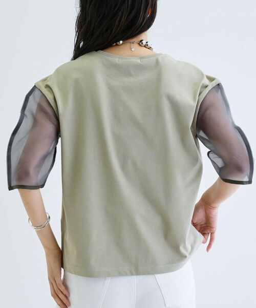 GALLEST / ギャレスト Tシャツ | シアースリーブプリントTシャツ | 詳細6