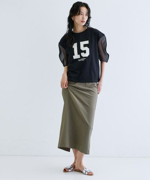 GALLEST / ギャレスト Tシャツ | シアースリーブプリントTシャツ | 詳細8