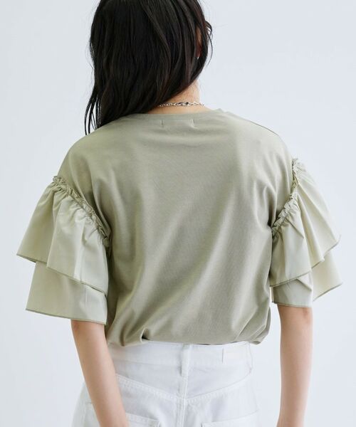 GALLEST / ギャレスト カットソー | フリルスリーブプリントカットソー | 詳細11