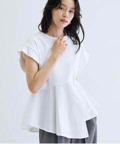 GALLEST / ギャレスト カットソー | ペプラムスムースカットソー