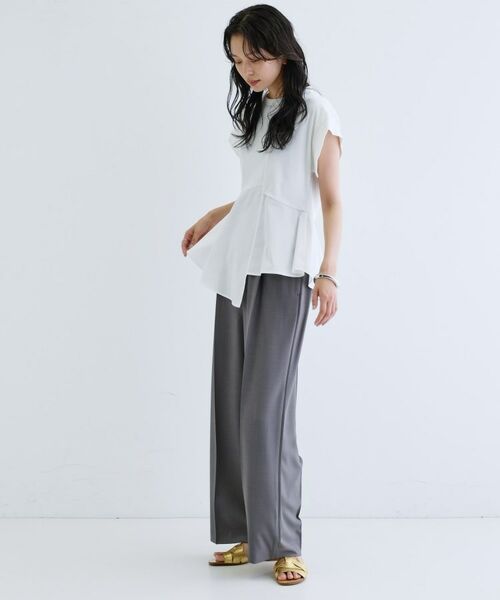GALLEST / ギャレスト カットソー | ペプラムスムースカットソー | 詳細1