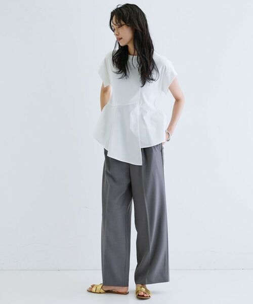 GALLEST / ギャレスト カットソー | ペプラムスムースカットソー | 詳細2