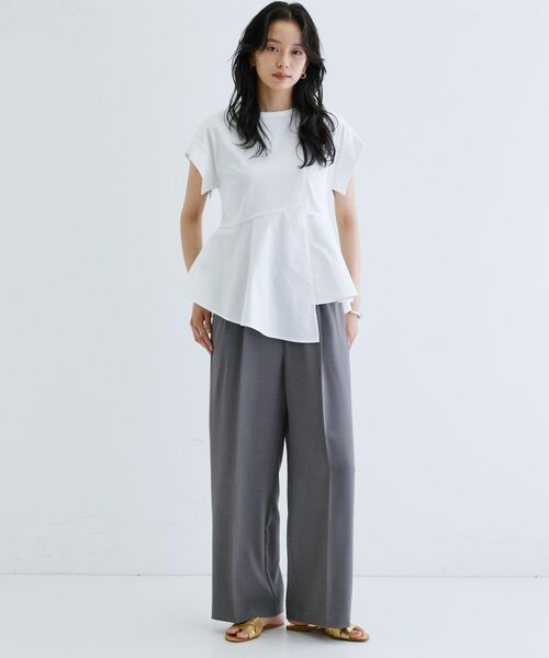 GALLEST / ギャレスト カットソー | ペプラムスムースカットソー | 詳細3
