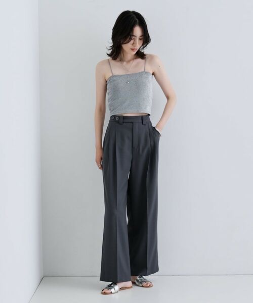 GALLEST / ギャレスト キャミソール・チューブトップ | 【一部店舗限定】カップ付きラメキャミソール | 詳細1