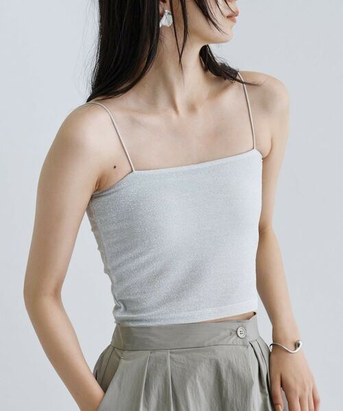 GALLEST / ギャレスト キャミソール・チューブトップ | 【一部店舗限定】カップ付きラメキャミソール | 詳細17