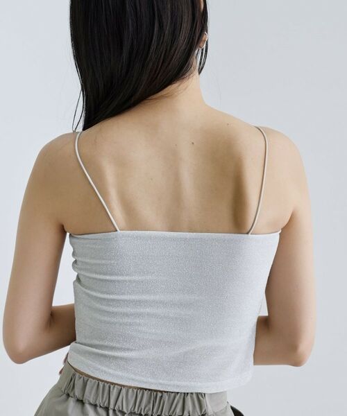 GALLEST / ギャレスト キャミソール・チューブトップ | 【一部店舗限定】カップ付きラメキャミソール | 詳細21