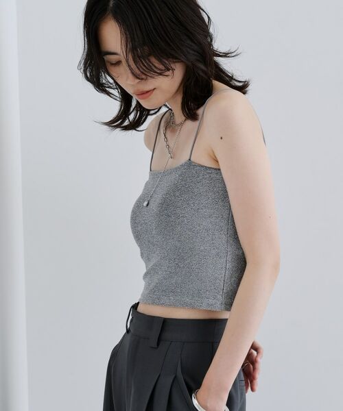GALLEST / ギャレスト キャミソール・チューブトップ | 【一部店舗限定】カップ付きラメキャミソール | 詳細4