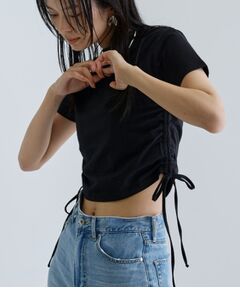 GALLEST / ギャレスト Tシャツ | 【一部店舗限定】サイドドロストクロップドT