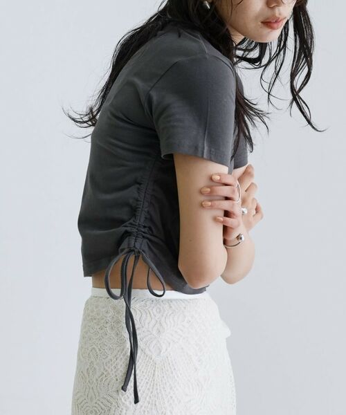 GALLEST / ギャレスト Tシャツ | 【一部店舗限定】サイドドロストクロップドT | 詳細11