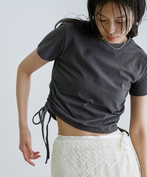 GALLEST / ギャレスト Tシャツ | 【一部店舗限定】サイドドロストクロップドT | 詳細14