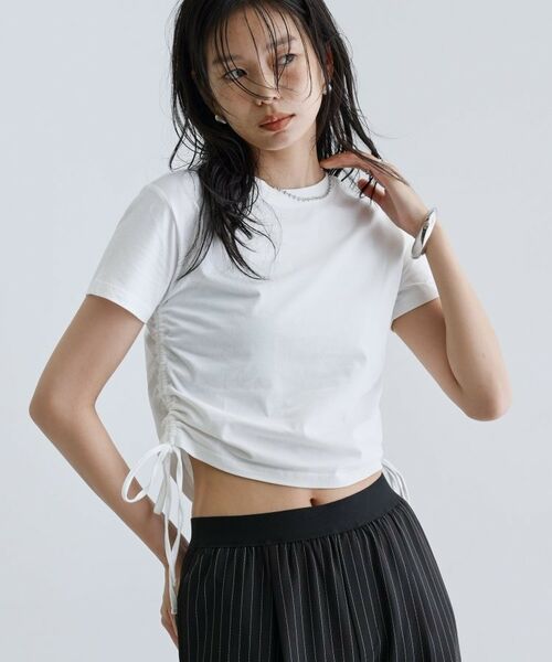 GALLEST / ギャレスト Tシャツ | 【一部店舗限定】サイドドロストクロップドT | 詳細18