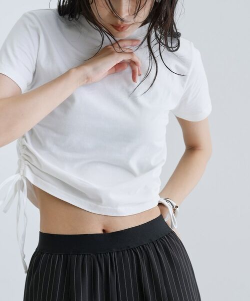 GALLEST / ギャレスト Tシャツ | 【一部店舗限定】サイドドロストクロップドT | 詳細22