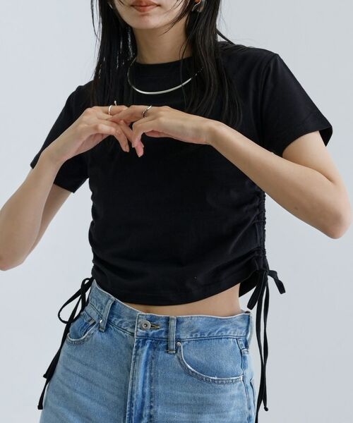 GALLEST / ギャレスト Tシャツ | 【一部店舗限定】サイドドロストクロップドT | 詳細26