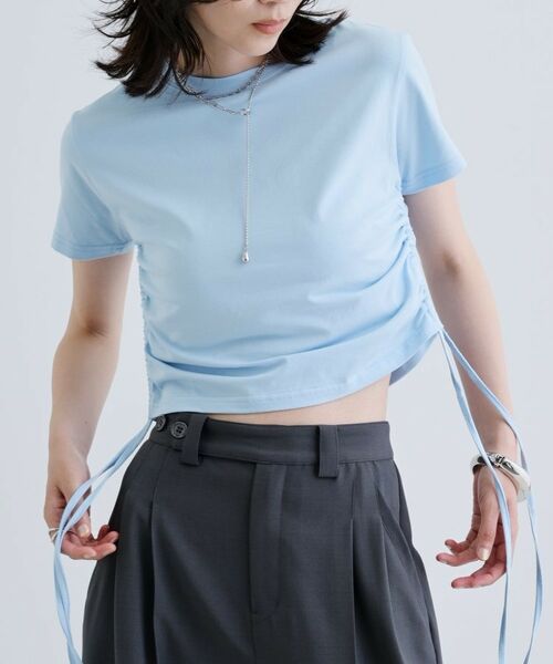 GALLEST / ギャレスト Tシャツ | 【一部店舗限定】サイドドロストクロップドT | 詳細4