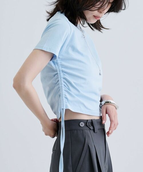 GALLEST / ギャレスト Tシャツ | 【一部店舗限定】サイドドロストクロップドT | 詳細5