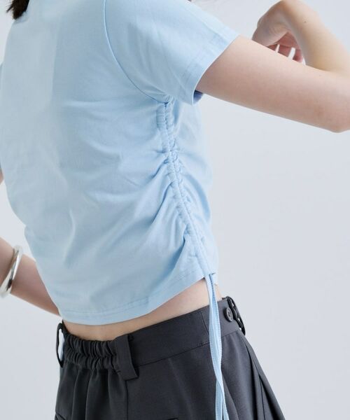 GALLEST / ギャレスト Tシャツ | 【一部店舗限定】サイドドロストクロップドT | 詳細7