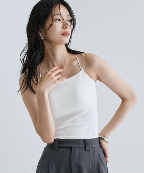 GALLEST / ギャレスト キャミソール・チューブトップ | 【一部店舗限定】カップ付きバッククロスキャミソール | 詳細10