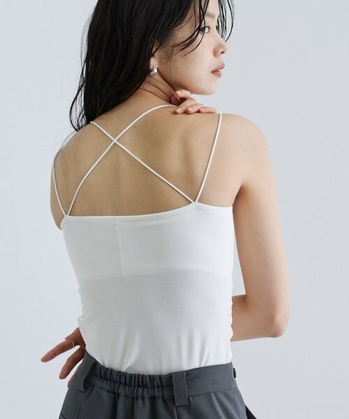 GALLEST / ギャレスト キャミソール・チューブトップ | 【一部店舗限定】カップ付きバッククロスキャミソール | 詳細11