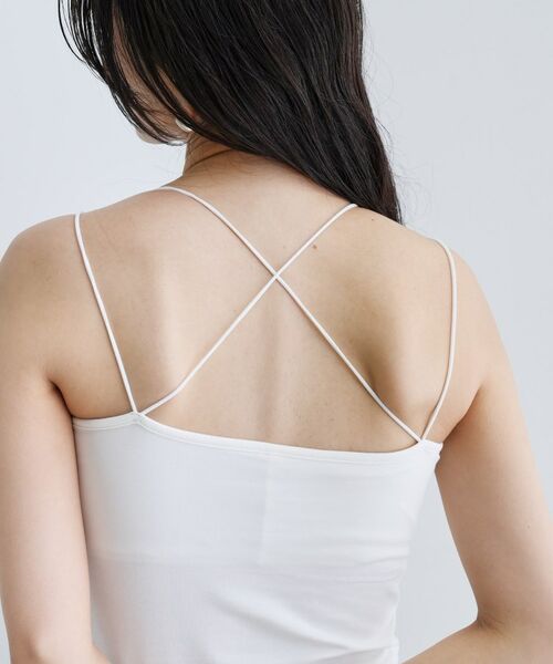 GALLEST / ギャレスト キャミソール・チューブトップ | 【一部店舗限定】カップ付きバッククロスキャミソール | 詳細14