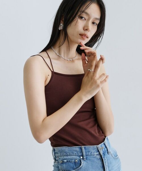 GALLEST / ギャレスト キャミソール・チューブトップ | 【一部店舗限定】カップ付きバッククロスキャミソール | 詳細16