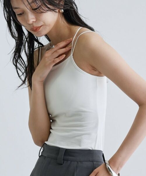 GALLEST / ギャレスト キャミソール・チューブトップ | 【一部店舗限定】カップ付きバッククロスキャミソール | 詳細8