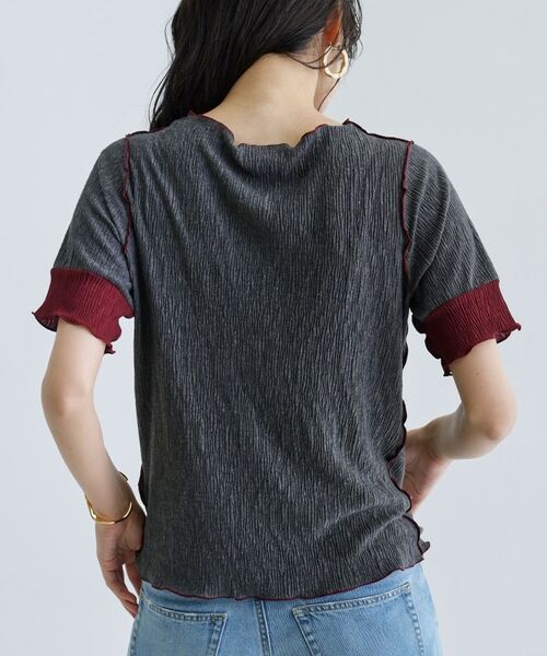 GALLEST / ギャレスト カットソー | 【一部店舗限定】バイカラープリーツカットソー | 詳細11