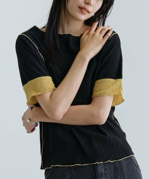 GALLEST / ギャレスト カットソー | 【一部店舗限定】バイカラープリーツカットソー | 詳細17