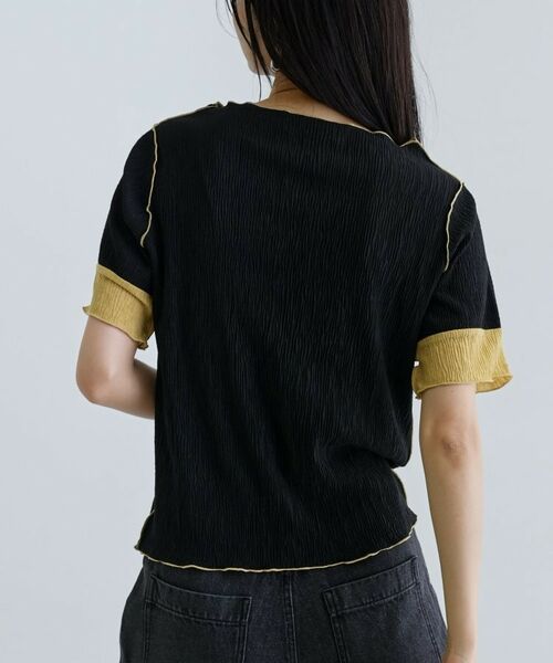 GALLEST / ギャレスト カットソー | 【一部店舗限定】バイカラープリーツカットソー | 詳細19