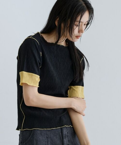 GALLEST / ギャレスト カットソー | 【一部店舗限定】バイカラープリーツカットソー | 詳細20