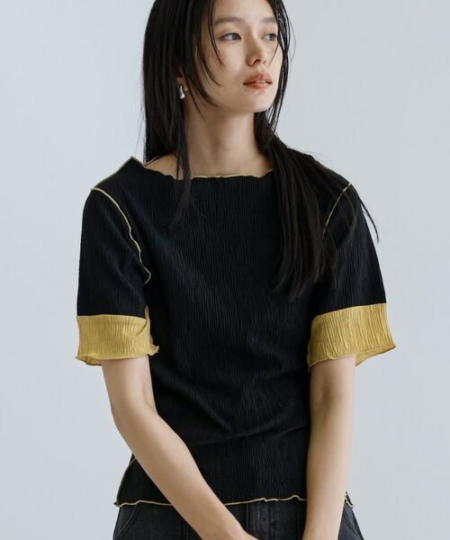 GALLEST / ギャレスト カットソー | 【一部店舗限定】バイカラープリーツカットソー | 詳細21