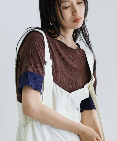 GALLEST / ギャレスト カットソー | 【一部店舗限定】バイカラープリーツカットソー | 詳細26